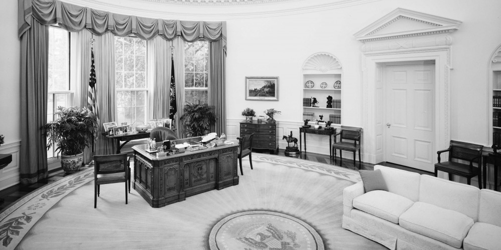 Maison-Blanche : le bureau présidentiel ou "bureau ovale"