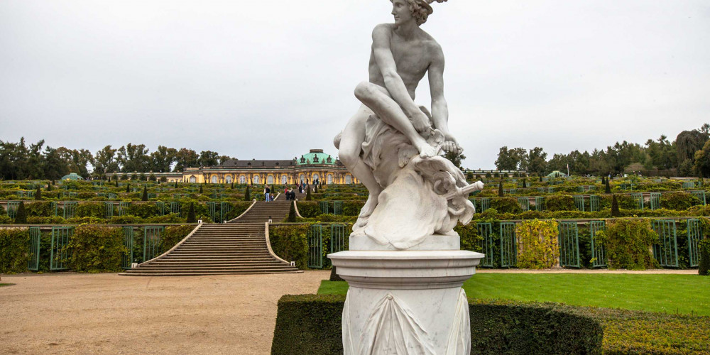 Les sculptures dans les jardins de Sanssouci