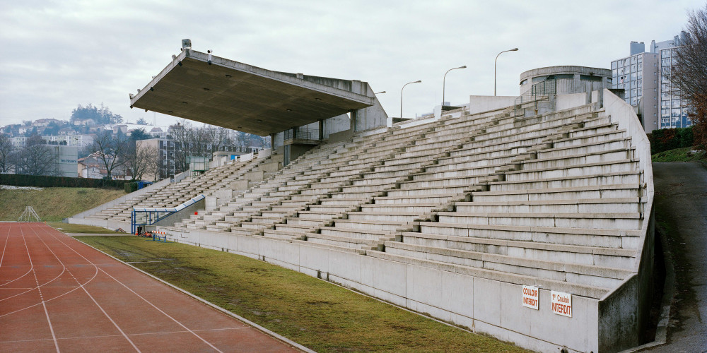 Le stade de Firminy par Le Corbusier