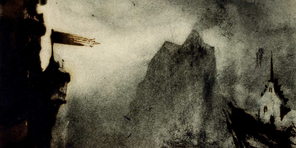 Le Rocher de l’Ermitage dans un paysage imaginaire