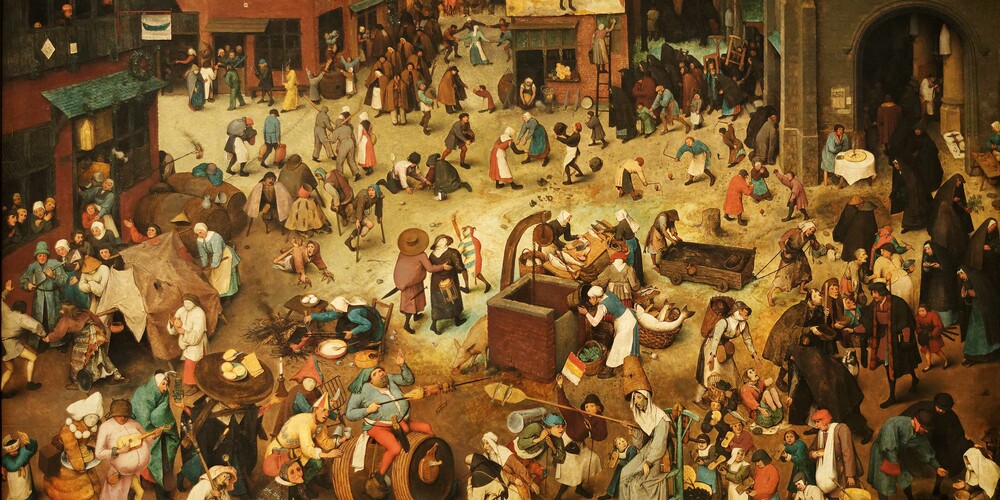 Le Combat de Carnaval et de Carême de Pieter Bruegel dit l’Ancien