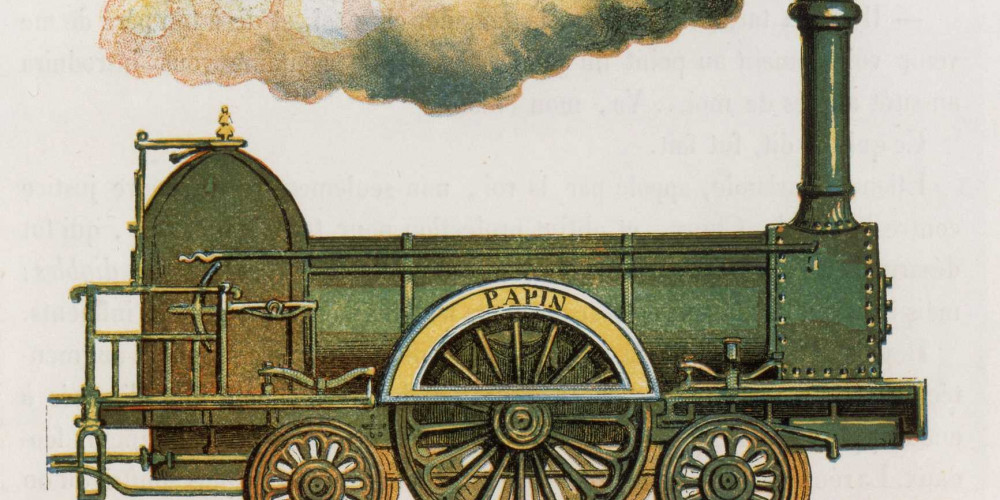Première locomotive à vapeur