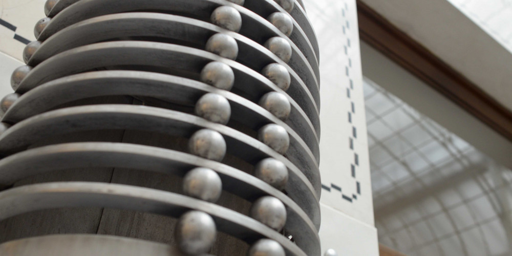 Les souffleurs d’air chaud en aluminium  de la poste de la Caisse d’épargne de Vienne