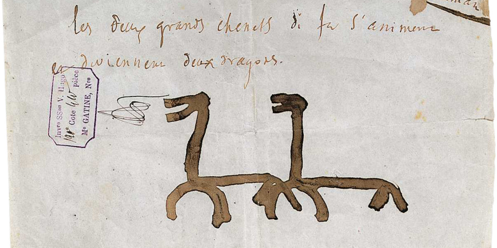 Dessin de chenêts