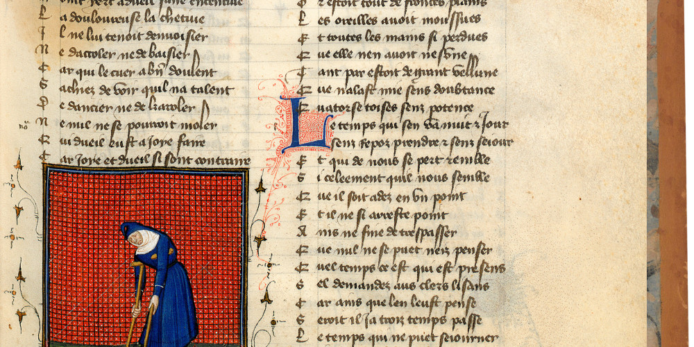 Fol. 4 : Figure allégorique de la Vieillesse
 