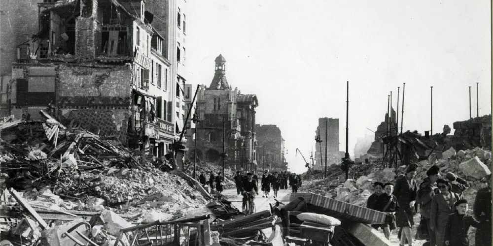 Le Havre, une ville en ruine après la seconde Guerre mondiale pas_3057