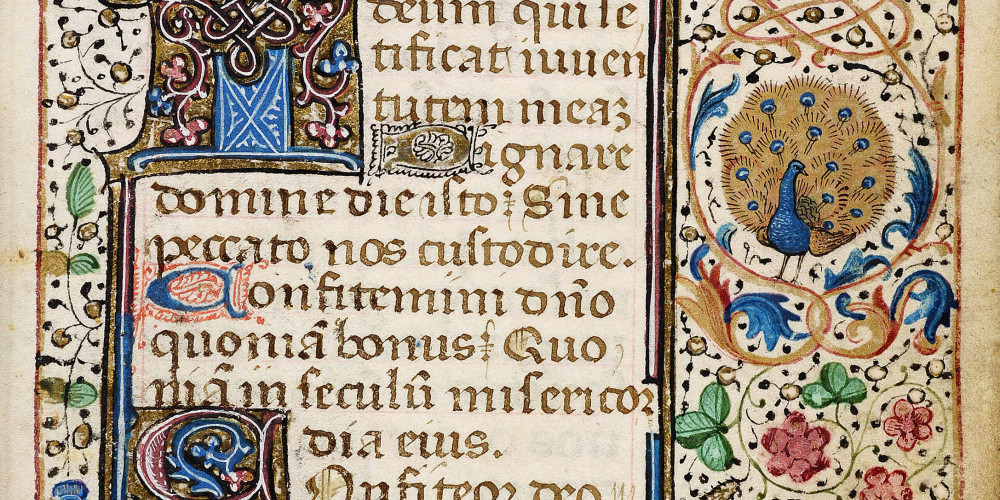Fol. 35: initiale ornée I introduisant la messe de la Vierge Marie
 