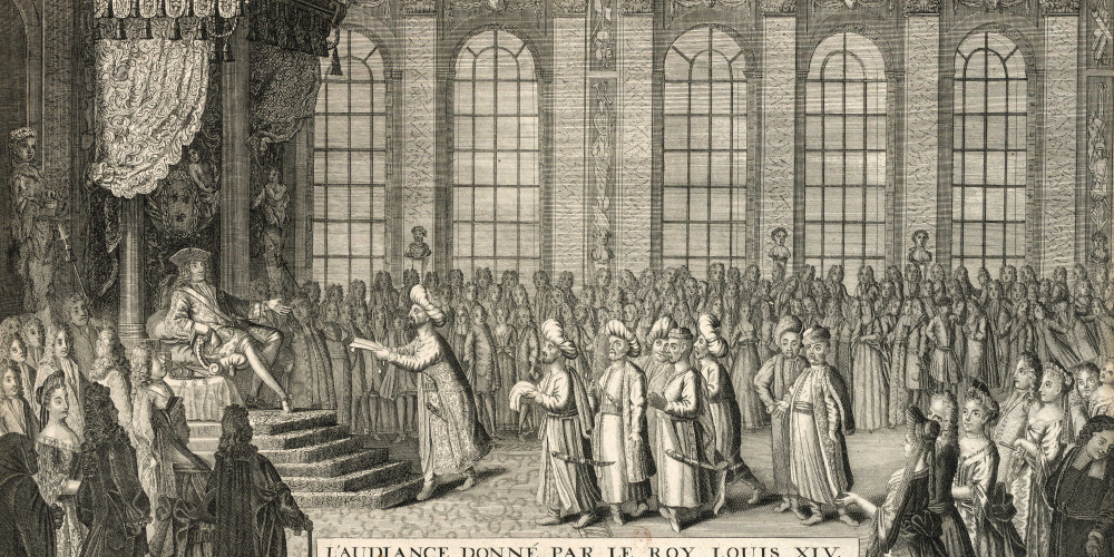 L’audience donnée par le Roy Louis XIV à l’ambassadeur de Perse à Versailles