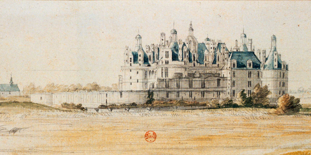 Vue du château de Chambord