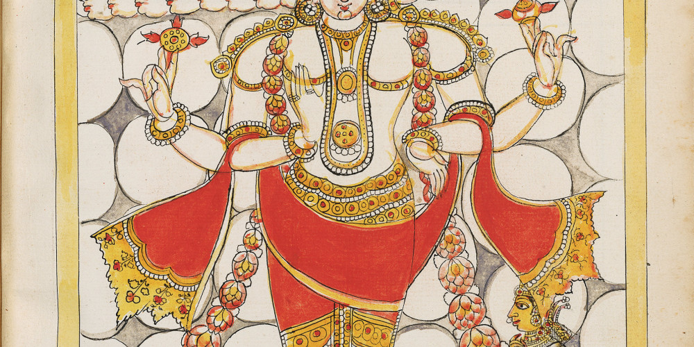 Viratapurusha et la déesse Tripurasundari