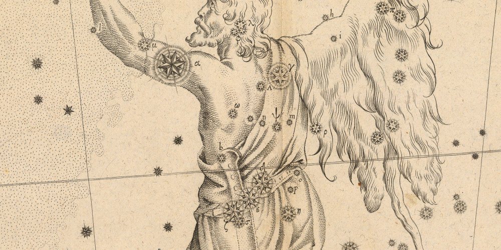 Orion dans l’Uranometria de Johann Bayer