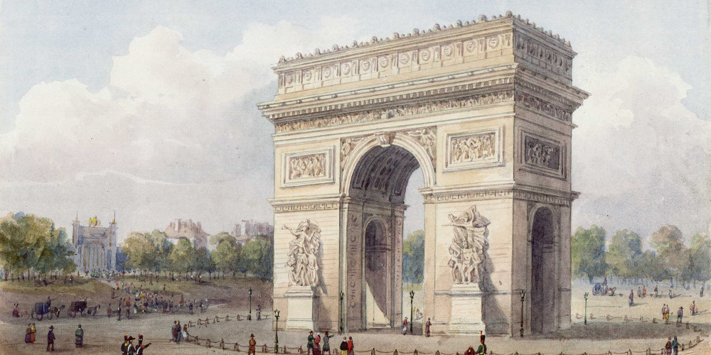 Inauguration de l'Arc de Triomphe de l'Étoile