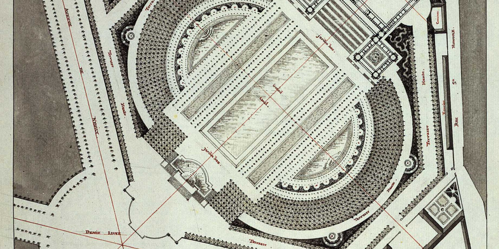 Plan d’un palais pour Mgr le Comte d’Artois à la Pépinière du Roule