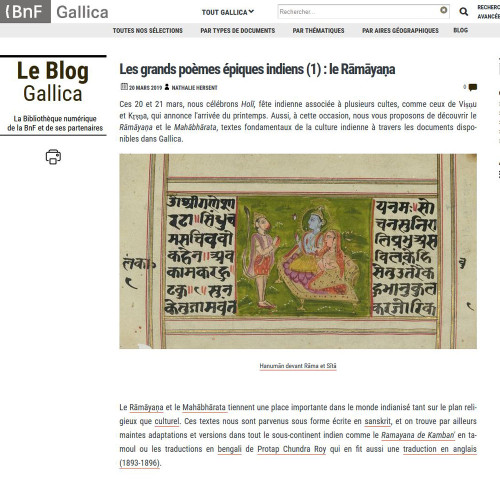 Vignette Blog Gallica Ramayana