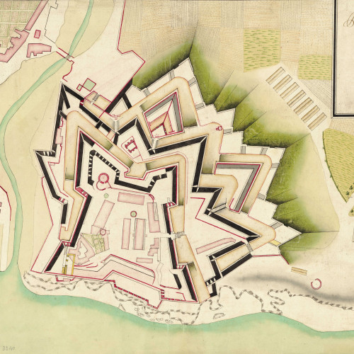 Plan de la citadelle de Belle-Ile par Vauban