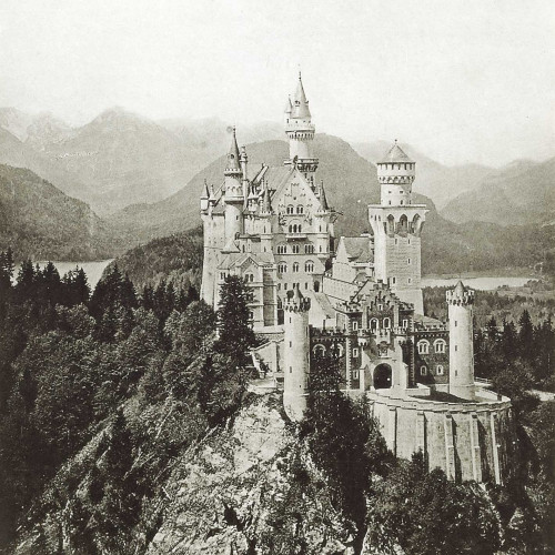 Le château de Neuschwanstein (Bavière)