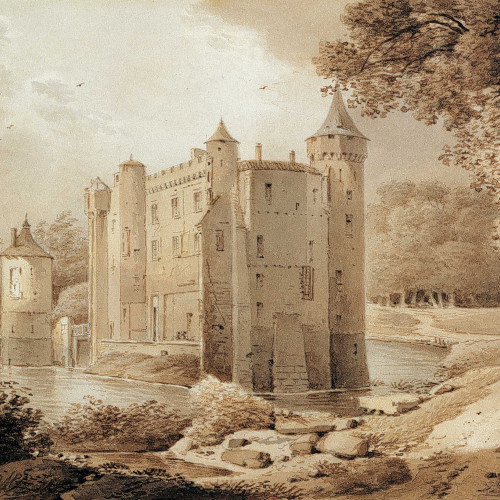 Vue du château de la Brède