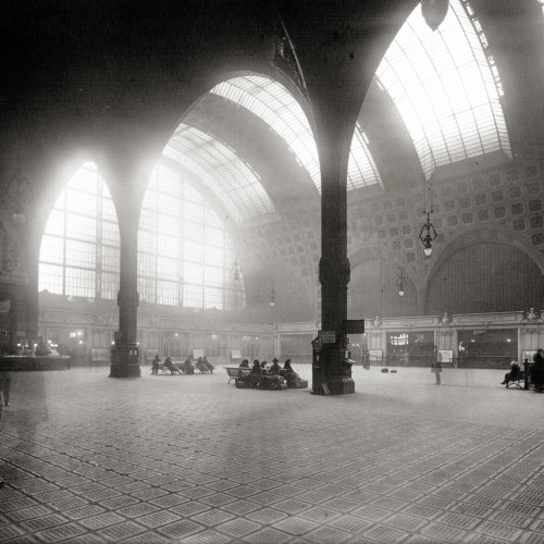 La gare d’Orsay, vue générale du hall, 1900