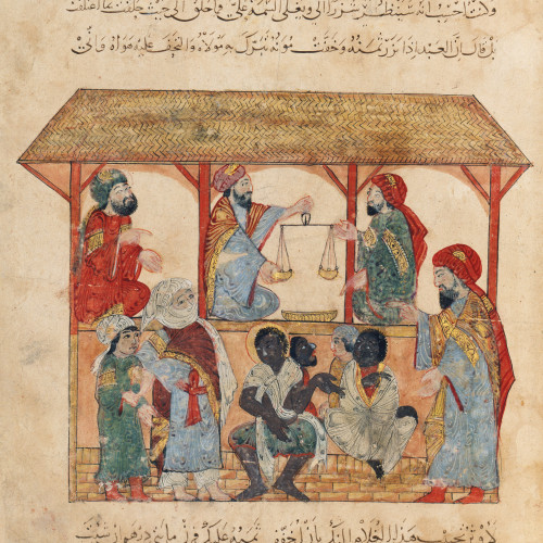 Al-hârith au marché aux esclaves
