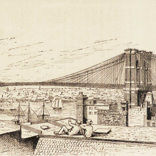Vue du pont de Brooklyn
