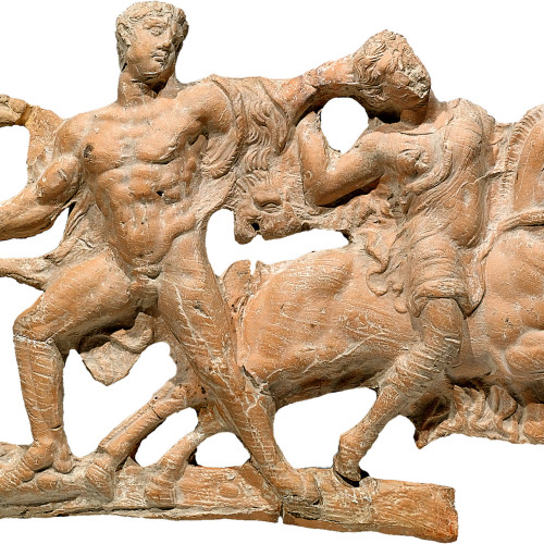 Héraclès combattant une Amazone