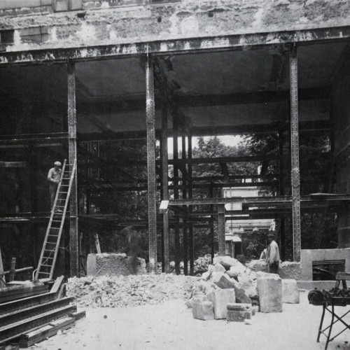 Travaux de la Maison de verre