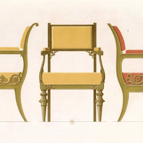 Mobilier dessiné par Karl Friedrich Schinkel