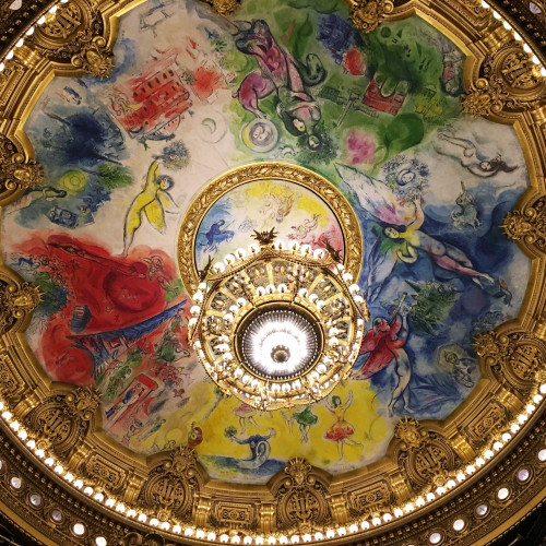 Le plafond de Marc Chagall pour l’opéra Garnier