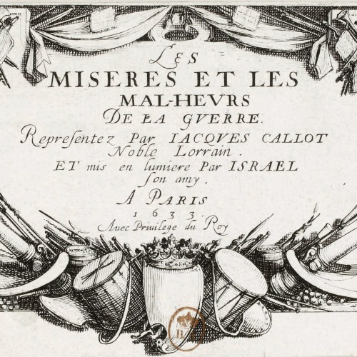 Frontispice des Grandes Misères de la guerre