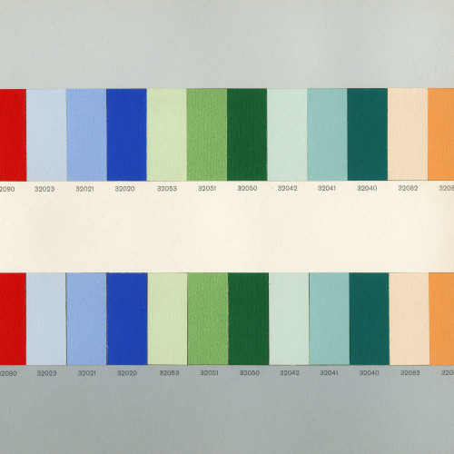 Salubra, claviers de couleur Le Corbusier, "Velours"