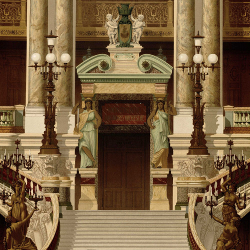 Le grand escalier  de l’opéra Garnier