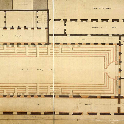 Projet pour la Bibliothèque royale de la rue Richelieu