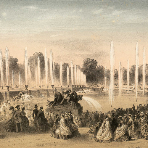 Grandes eaux de Versailles :  pièce du Dragon