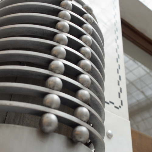 Les souffleurs d’air chaud en aluminium  de la poste de la Caisse d’épargne de Vienne