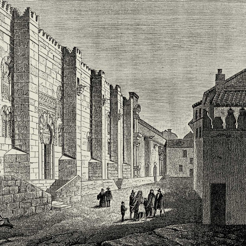 Les murs extérieurs et les portes de la mosquée de Cordoue