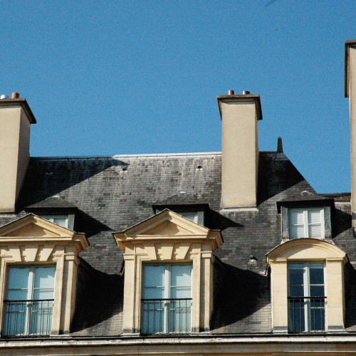 Les toits de la place des Vosges aujourd’hui