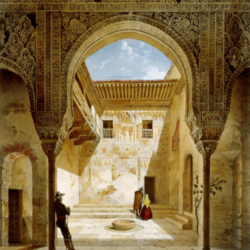 L’Alhambra, cour de la mosquée