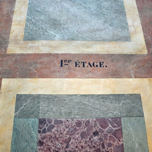 Mur peint en trompe-l'œil
