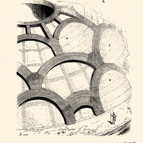 Construction du Panthéon de Rome : les arcs de décharge