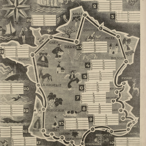 Parcours du Tour de France 1933