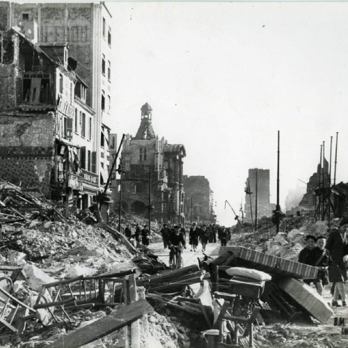 Le Havre, une ville en ruine après la seconde Guerre mondiale