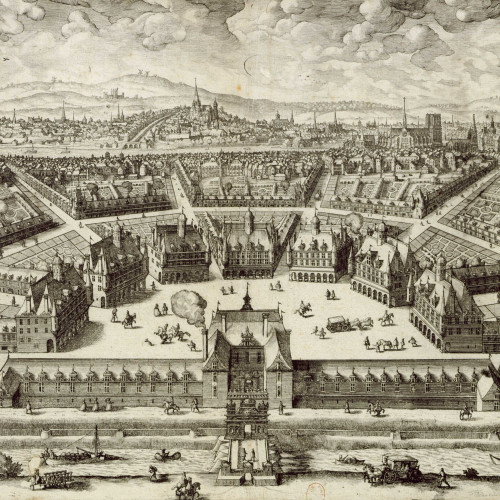 La place de France, prévue par Henri IV, mais jamais construite