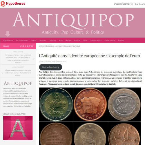 Antiquipop : euro et identité européenne