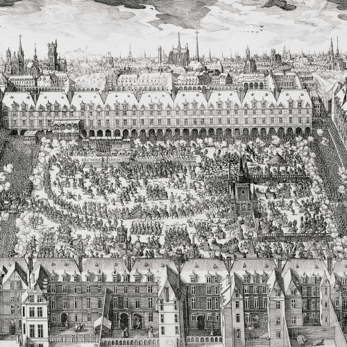 Carrousel sur la Place Royale à Paris à l’occasion du mariage de Louis XIII et Anne d’Autriche