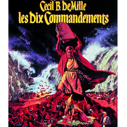 Affiche pour le film Les Dix Commandements