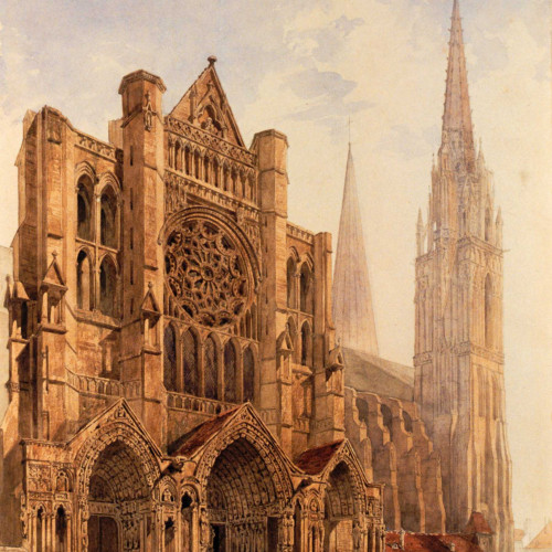 Cathédrale Notre-Dame de Chartres : entrée latérale portail Nord
