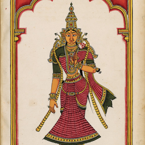 Minakshi, épouse de Shiva, déesse tutélaire de Madurai
