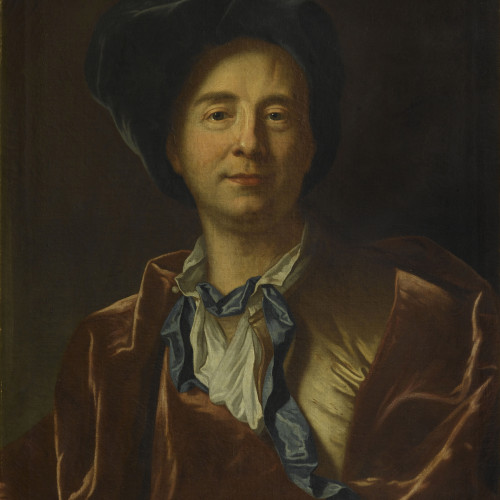 Portrait de Bernard de Fontenelle par Hyacinthe Rigaud