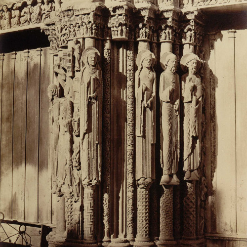 Statues du portail Royal de la Cathédrale de Chartres