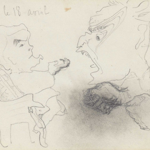 Carnet oblong, 15 mars - 18 avril 1856